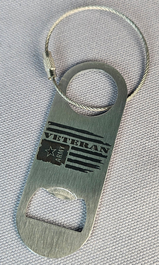 Bottle Opener Keychain - USN