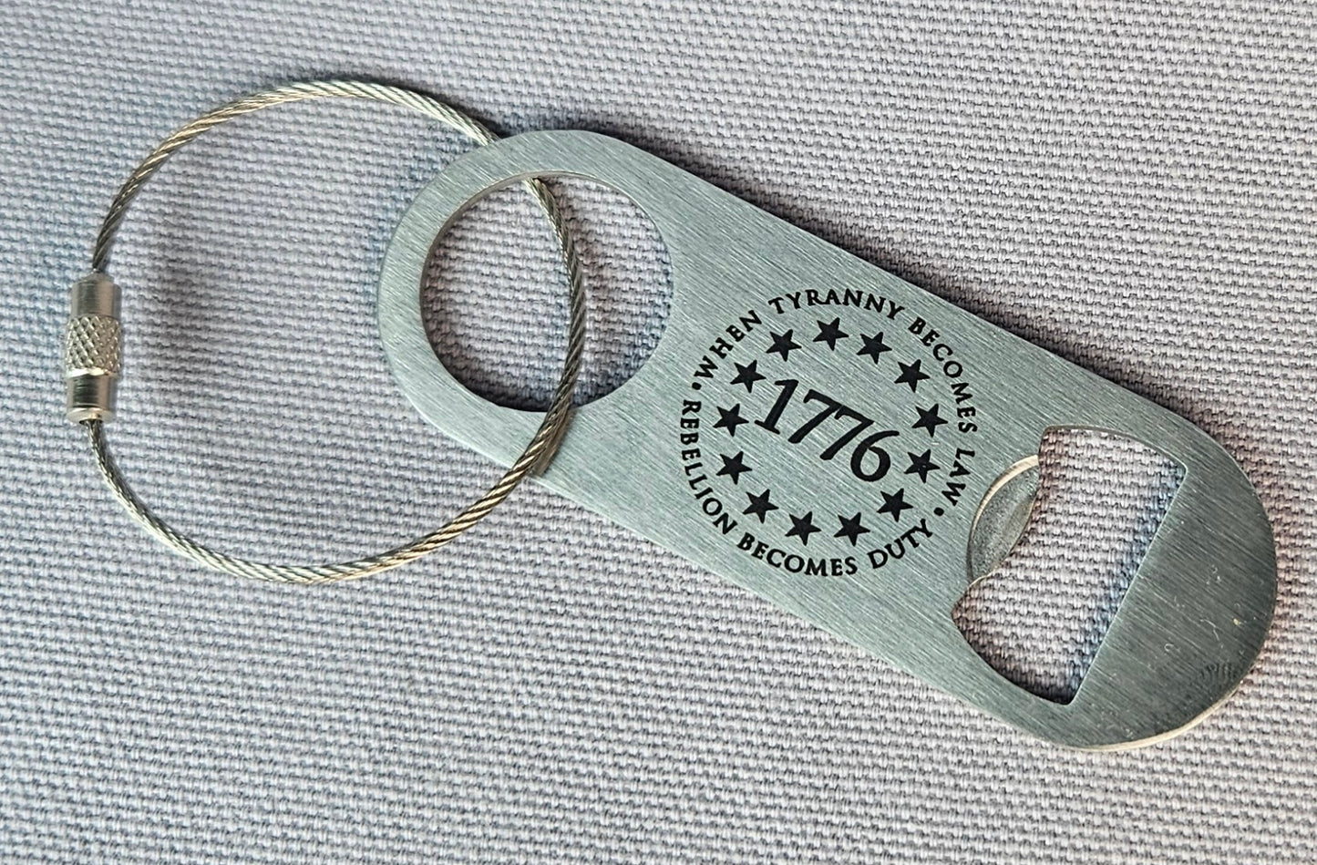 Bottle Opener Keychain - 1776