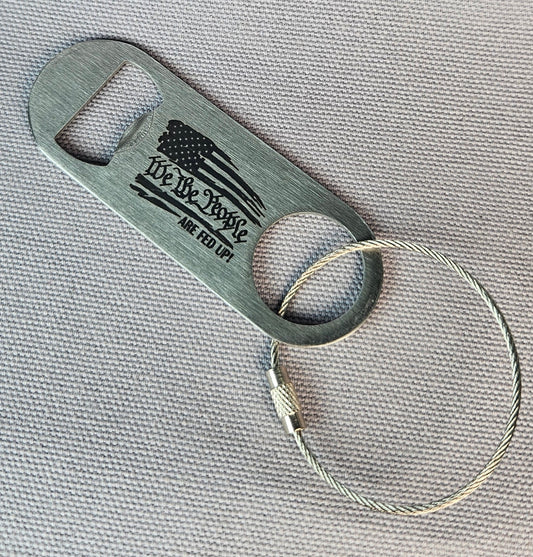 Bottle Opener Keychain - We The People